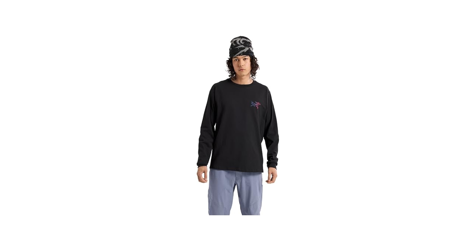 アークテリクス　クラッグコットンロングスリーブ　ブラック　ホワイト　Ｓサイズ Amazon.co.jp: [アークテリクス] ARCTERYX クラッグコットン